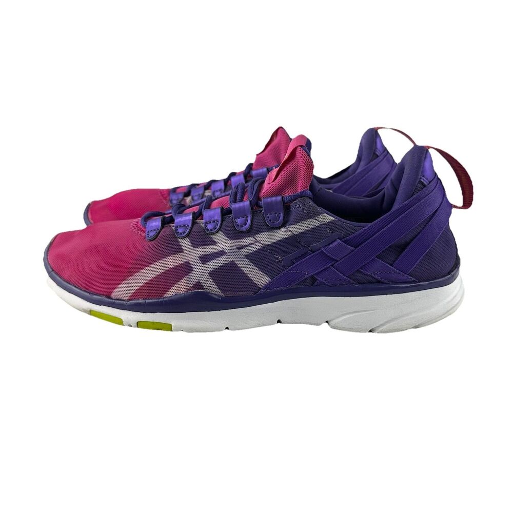 Asics Gel Fit Sana Purple Pink Athletic Running Training Womens S465N - Size 8